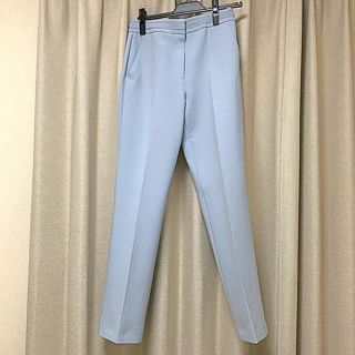 ヴィクトリアベッカム(Victoria Beckham)のヴィクトリアベッカム ストレートパンツ アイスブルー 36(カジュアルパンツ)