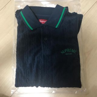 シュプリーム(Supreme)の最安値 supreme Cable Knit Terry Polo Sサイズ(ポロシャツ)