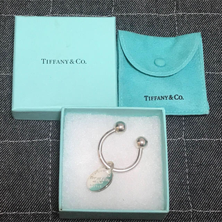 ティファニー(Tiffany & Co.)のTIFFANY&CO. 美品 ティファニー キーリング キーホルダー (キーケース)