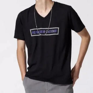 ナンバーナイン(NUMBER (N)INE)のナンバーナインデニム ボックスロゴTシャツ 黒 M(Tシャツ/カットソー(半袖/袖なし))