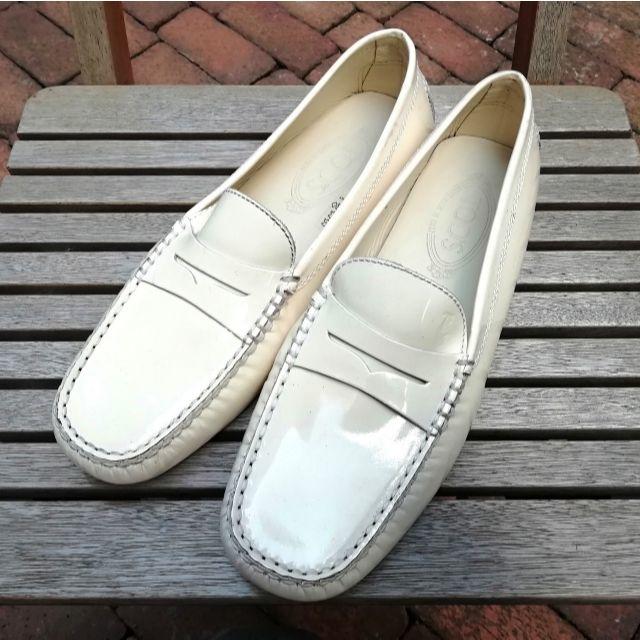 TOD'S パテント 新品［難あり格安］