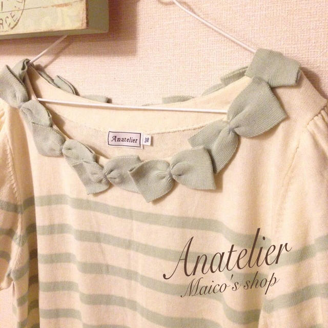 anatelier(アナトリエ)のanatelier♡リボンいっぱいニット レディースのトップス(ニット/セーター)の商品写真