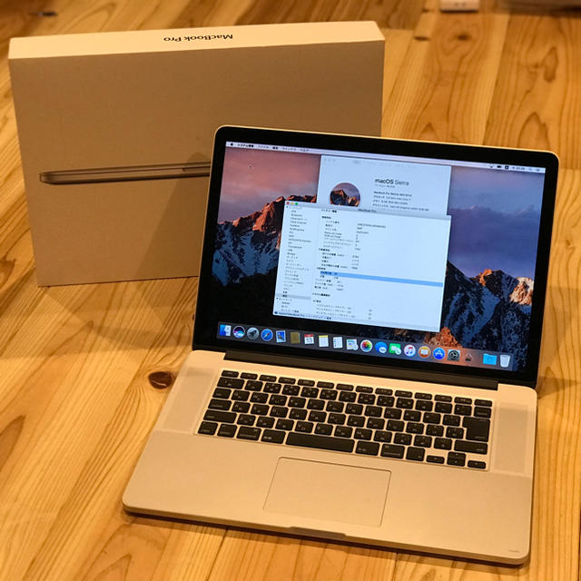 最新コレックション 5【美品】MacBook Pro retina 15inch late2012