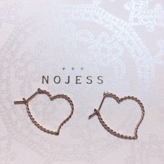 ノジェス(NOJESS)のノジェス  ハート フープピアス(ピアス)