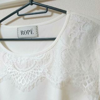 ロペ(ROPE’)の【週末限定お値下げ】ROPE＊レースブラウス(シャツ/ブラウス(半袖/袖なし))