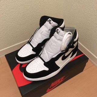 ナイキ(NIKE)の28cm NIKE WMNS AIR JORDAN 1 PANDA パンダ(スニーカー)