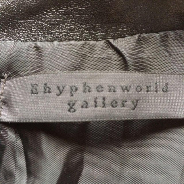 E hyphen world gallery(イーハイフンワールドギャラリー)のイーハイフン ライダースジャケット レディースのジャケット/アウター(ライダースジャケット)の商品写真