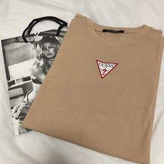 ゲス(GUESS)のGUESS ゲス Ｔシャツ ベージュ(Tシャツ/カットソー(半袖/袖なし))