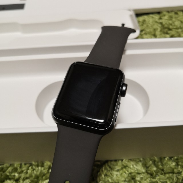 Apple Watch(アップルウォッチ)のapple  watch series3　38mm GPS + Cellular メンズの時計(腕時計(デジタル))の商品写真