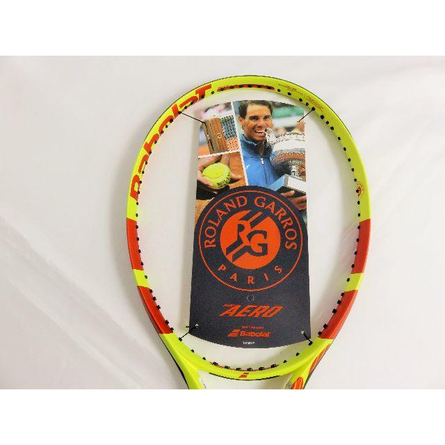 Babolat(バボラ)の売切り 未使用品 2019全仏限定 Pure Aero grip2 スポーツ/アウトドアのテニス(ラケット)の商品写真