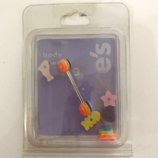 クレアーズ(claire's)のclaire’s ボディピアス 14G ボディジュエリー カラフル 定価790(ピアス)