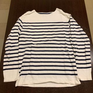 33degrees  ボーダー ロンT L(Tシャツ/カットソー(七分/長袖))