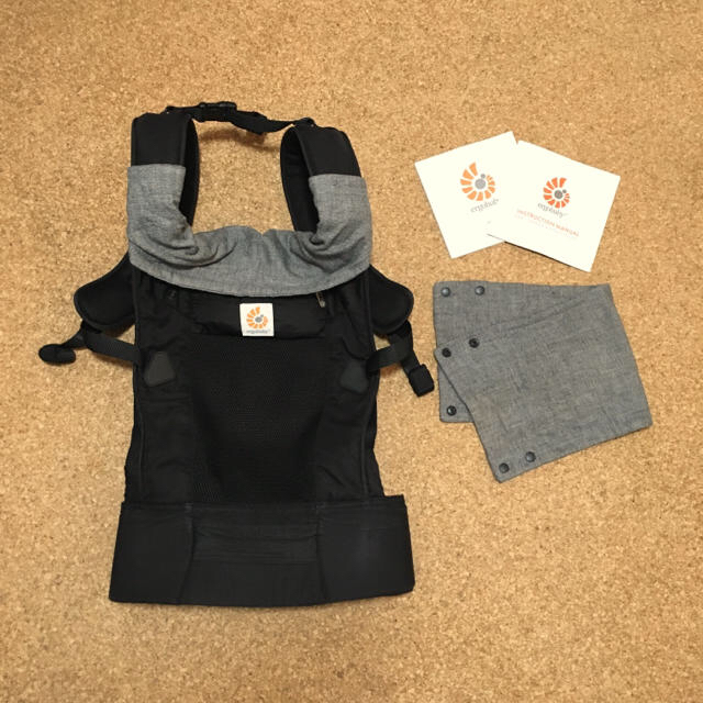 Ergobaby - 【らくそう】エルゴ 抱っこ紐 ヴェントス ／ メッシュタイプ ブラック