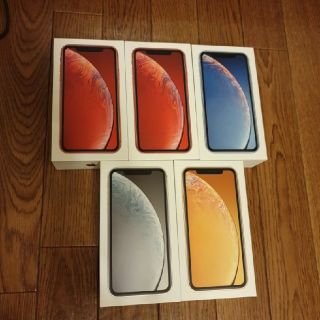 アイフォーン(iPhone)の新品未使用! SIMフリー! iPhoneXR 128GB (スマートフォン本体)