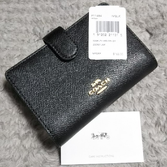 【新品】コーチ COACH 二つ折財布  F11484