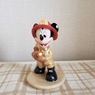 ディズニー(Disney)の【値下げ🔥】ミッキーマウス　置物　消防士　Disney ディズニー(その他)