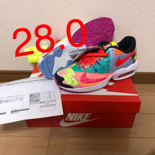 ナイキ(NIKE)の【28.0】ATMOS × AIR MAX2 LIGHT MULTI COLOR(スニーカー)