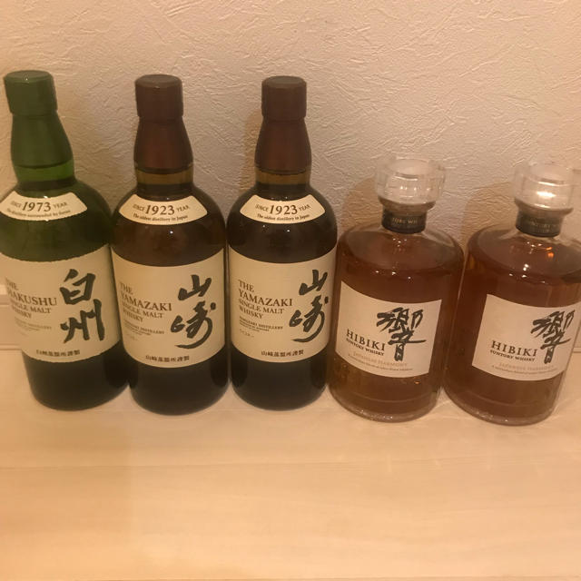 山崎NV2本 白州NV 響ジャパニーズハーモニー2本 - ウイスキー