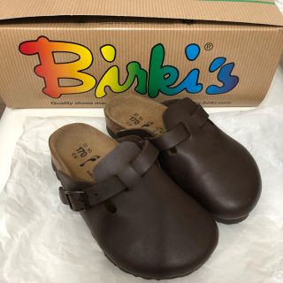 ビルケンシュトック(BIRKENSTOCK)の未使用 ビルケンシュトック  本革 キッズ スリッポン サンダル ボストン (サンダル)