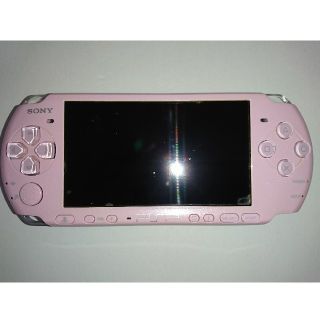 プレイステーションポータブル(PlayStation Portable)のPSP3000 ピンク ジャンク品(携帯用ゲーム機本体)