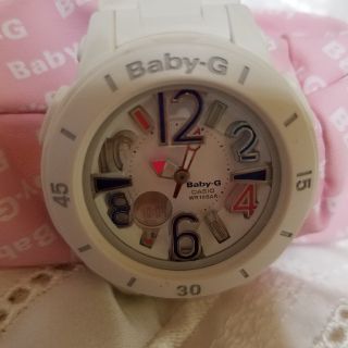 ベビージー(Baby-G)のカシオ　G-SHOCK　Baby-G生活防水　マリンホワイト(腕時計)