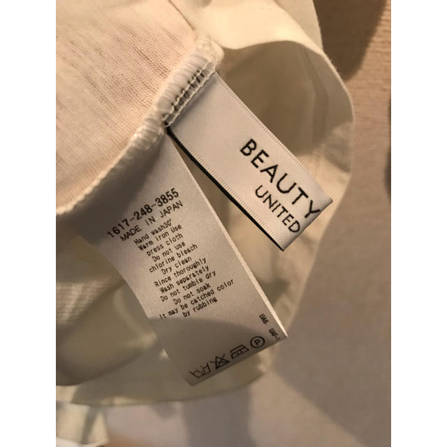 BEAUTY&YOUTH UNITED ARROWS(ビューティアンドユースユナイテッドアローズ)のBEAUTY&YOUTH サイズフリーTシャツ レディースのトップス(Tシャツ(半袖/袖なし))の商品写真