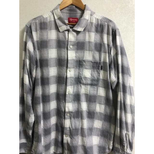 Supreme　Printed Plaid Flannel Shirt