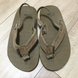 クイックシルバー(QUIKSILVER)の1.2回のみ着用 QUIKSILVER サンダル 15センチ★(サンダル)