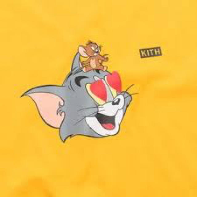 kith×tom jerry heart tee