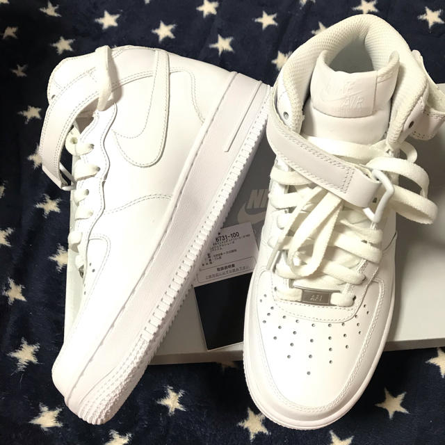 スニーカーナイキnikeエアフォース1midハイミッド新品air force124.5