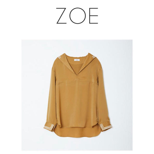 輝い セーラーカラーシャツブラウス zoe - ニット/セーター - madmex.co.nz 予約販売 セーラー ゾーイ セーラーブラウス zoe Tシャツ/カットソー(七分/長袖)