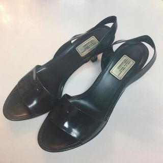 マークバイマークジェイコブス(MARC BY MARC JACOBS)のMARC BY MARC JACOBS ラバー素材 ヒールサンダル 40サイズ(サンダル)