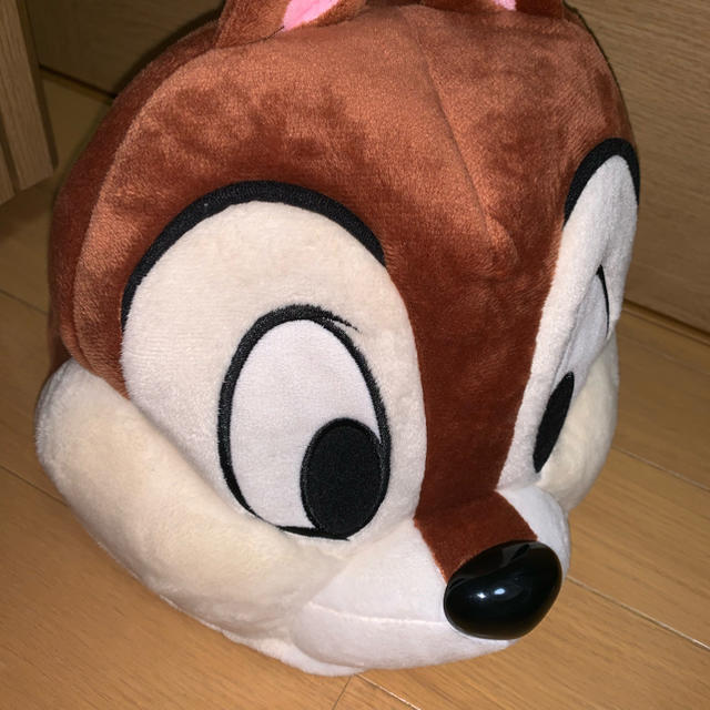 Disney(ディズニー)のチップ かぶりもの Disney エンタメ/ホビーのおもちゃ/ぬいぐるみ(キャラクターグッズ)の商品写真