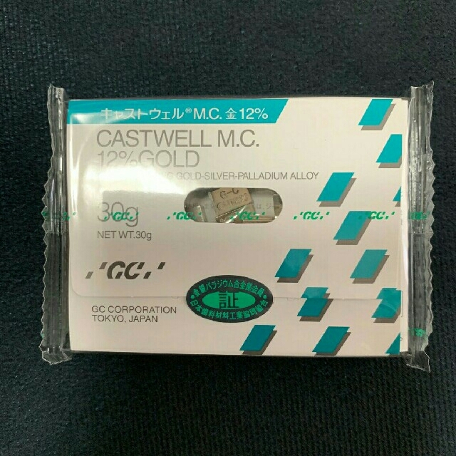 新品 ＧＣキャストウェル 12%金パラ 30g 歯科用金属の通販 by 相沢 ...