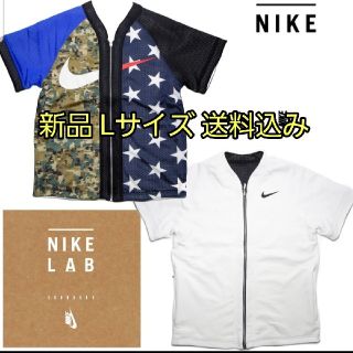 ナイキ(NIKE)の新品 送料込 Lサイズ ナイキ ベースボールシャツ リバーシブル(Tシャツ/カットソー(半袖/袖なし))