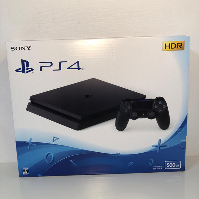 送料無料 新品 PS4 ジェット・ブラック 500GB CUH-2200AB01 - 家庭用