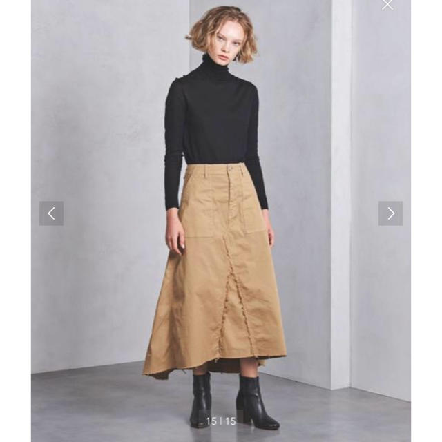 UNITED ARROWS(ユナイテッドアローズ)の再値下げ❣️別注✨UA×YANUK✨チノ フレアスカート✨ レディースのスカート(ロングスカート)の商品写真