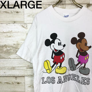 エクストララージ(XLARGE)のXLARGE(エクストララージ) Tシャツ M ミッキー ロゴT(Tシャツ/カットソー(半袖/袖なし))