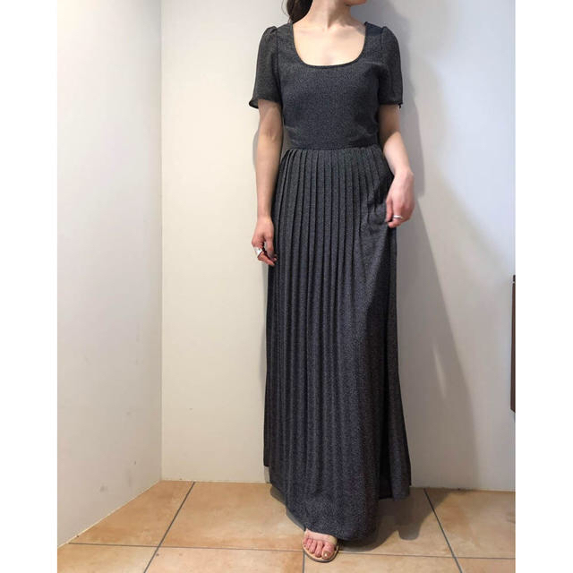todayful 2019ss Georgette Pattern Dress 1