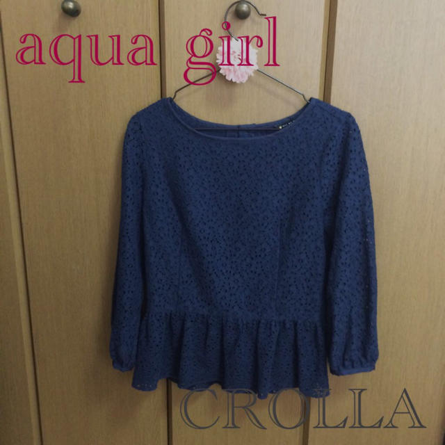 aquagirl(アクアガール)のアクアガール♡クローラ♡レーストップス レディースのトップス(カットソー(半袖/袖なし))の商品写真