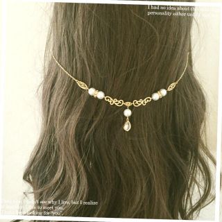 バックカチューシャ⭐︎ジルコニア⭐︎(ヘアアクセサリー)