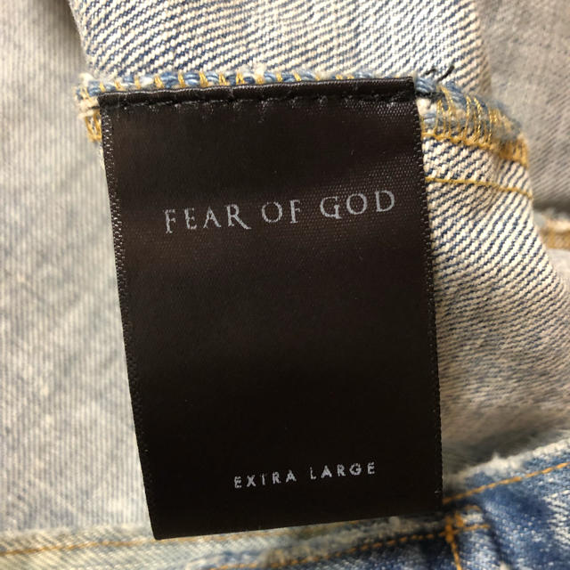 FEAR OF GOD(フィアオブゴッド)のfear of god 4thコレクション デニムJKT XL 激レア メンズのジャケット/アウター(Gジャン/デニムジャケット)の商品写真