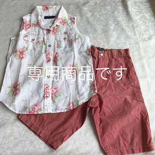 ラルフローレン(Ralph Lauren)のラルフローレン シャツ&短パン サイズ120(Tシャツ/カットソー)