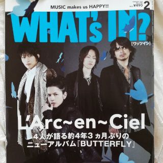 ラルクアンシエル(L'Arc～en～Ciel)のWHAT's IN? 2012年2月号(アート/エンタメ/ホビー)