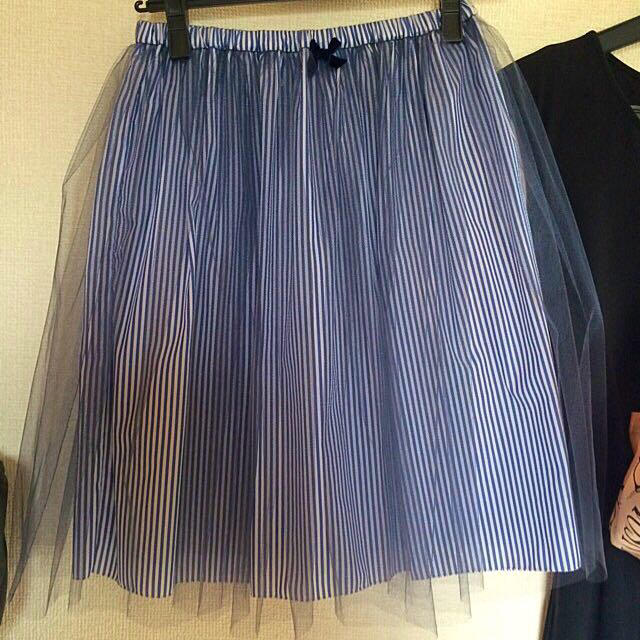 aquagirl(アクアガール)の新品同様 ビリティスチュールスカート レディースのスカート(ひざ丈スカート)の商品写真