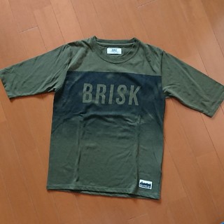 イッカ(ikka)のikka イッカ 5分袖 Tシャツ 半袖 160 カーキ 中古(Tシャツ/カットソー)