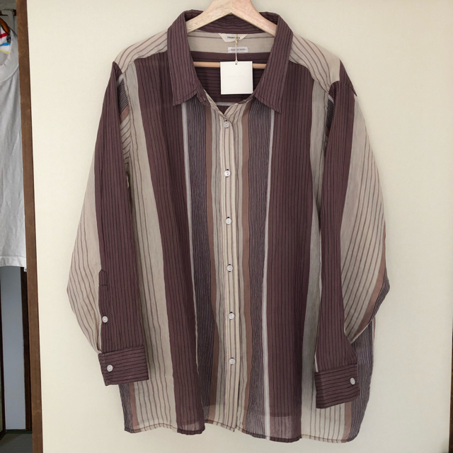 TODAYFUL - TODAYFUL Sheer Stripe Shirts 新作の通販 by yk1230's ...