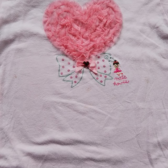 mikihouse(ミキハウス)の半袖Tシャツ(双子コーデ) キッズ/ベビー/マタニティのキッズ服女の子用(90cm~)(Tシャツ/カットソー)の商品写真
