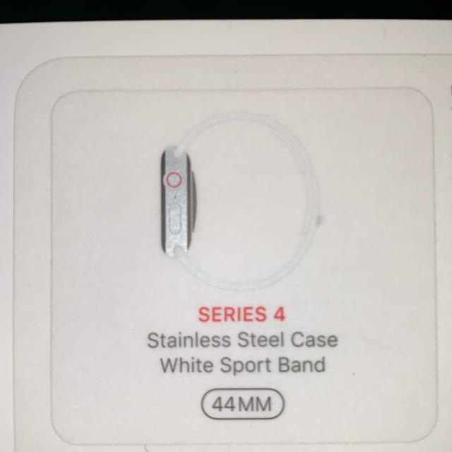 Apple Watch(アップルウォッチ)のApple Watch series 4 シルバーステンレス メンズの時計(腕時計(デジタル))の商品写真