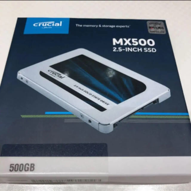 Crucial mx500 500GB 2.5インチ SSD
